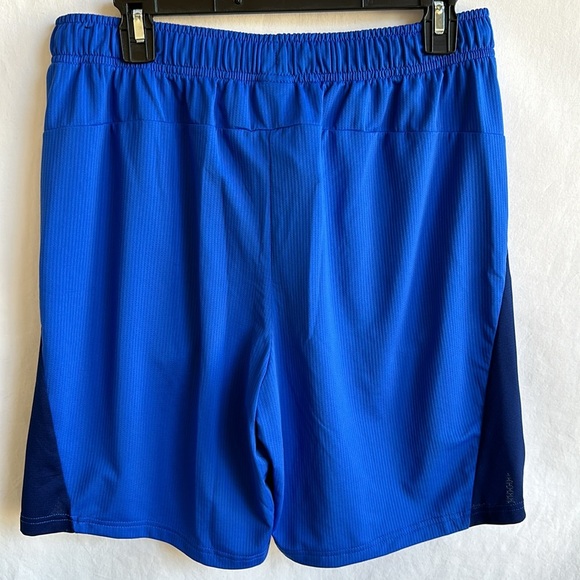 Nike Dri-Fit two-tone blue athletic shorts, size L - Picture 4 of 7